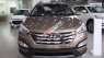 Hyundai Santa Fe 2.4 AT 2 WD 2017 - Cần bán Hyundai Santa Fe 2.4 AT 2 WD đời 2017, màu nâu, nhập khẩu nguyên chiếc