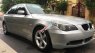 BMW 5 Series 520i 2004 - Bán xe BMW 5 Series sản xuất 2004 màu bạc, 408 triệu, xe nhập ĐKLĐ 2008 xe đẹp