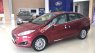 Ford Fiesta 1.5AT Titanium   2018 - Bán Ford Fiesta 1.5 Titanium Sedan năm 2018, màu đỏ mận, hỗ trợ giá tốt. L/H 0907782222
