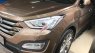 Hyundai Santa Fe Crdi 2015 - Bán xe Hyundai Santa Fe Crdi đời 2015, màu nâu, nhập khẩu