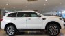 Ford Everest 2021 - Bán xe Ford Everest Titanium 2 cầu máy dầu đời 2021 màu trắng giao ngay tại Bắc Giang, hỗ trợ trả góp